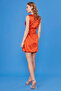 Waist Detailed V-Neck Dress - 5