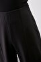 High Waist Zippered Stitching Detailed Trousers - 3