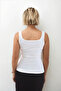 Zero Sleeve Thick Strap Blouse - 4