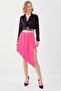 Crop Satin Blouse with Waist Detail