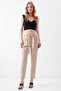 High Waist Belt Detailed Trousers - 2