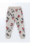 Lcw Baby Mickey Mouse Printed Baby Boy Sweatshirt and Sweatpants Set of 2 - 4