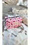 Strawberry Pattern Fabric Toiletry Bag, Portable Toiletry Bag Travel Bag - 2