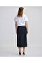 Line pattern midi skirt - 6