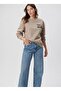 Women's Crew Neck Sweatshirt M1S10019 Moon Stone Beige - 2