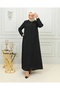 Large Size Hijab Ferace - Black