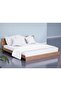 180x200 King Size Bonnell Spring Mattress Jacquard Fabric for Pressure Relief Mattress-White