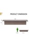 Modern Conference Table, Office Meeting Table, Conference Meeting Room Table - Light Concrete, 480CM - 4