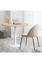 Round Pantry Table, Simple Modern Design Coffee Task for Home Office, (100 cm Dia, Oak) - 5