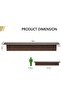 Advanced Conference Table for Office, Office Meeting Table, Room Table-Truffle Davos Oak, 600CM - 4