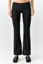 Vivianne Women's Flared Leg Soft Black Leggings - 4