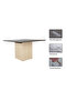 Project 7 Rec 480 16 Square Modular Conference Office Table With Aluminium Centre Cable Walnut - 2