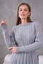 Hair Braided Trend Popular Knitwear Mini Dress - 3