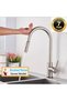 Smart Touch Kitchen Sink Faucet Matte Chrome Nickel Spiral Fountain New Imported 7 Years Warranty