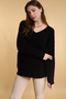 Women's 2-Pack Price Advantageous Oversize Loose V-Neck Knitwear Sweater - 3