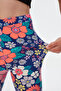 Neon Garden Girls' Patterned Knee-Length Leggings Capri - 3