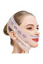 Face Lifting Strap, Elastic and Breathable Beauty Strap Chin Mask Face Lifting Belt - 4