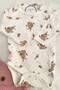 Baby Girl Rabbit Embroidered 2-Piece Salopet Set Long Sleeve Snap Fastener Newborn Outfit Socks Gift - 6