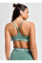 Indy Light-Support Padded Adjustable Training Sports Green Women's Bra - 7