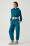 Kathrine Women's Hooded Blue Sweatshirt - 2