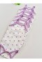 5-Piece Ribbed Rope Strap Heart Patterned Baby Girl Bodysuit - 3