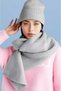 Women's Mohair Wool 2-Piece Scarf Beanie Set - 6