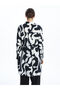 Lcwaikiki Classic Black Print Women's Shirt Tunic - 4