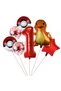 Pokemon Charizard Concept 1 Year Old Balloon Set Pokemon Charizard Star Balloon Birthday Foil Balloon Set