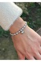 Women's Heart-Shaped Bracelet in Gold Silver - 3