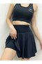 It's Comfortable, Go One Size Smaller. Women's Skirted Shorts Swimsuit High Waist Lycra Gathering Swimsuit - 5