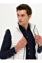White Thin Quilted Coat Vest 50266336-Vr013 - 3
