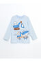 Crew Neck Baby Boy Pajama Set - 4