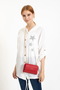 Women's Shoulder Bag, Crossbody Bag 324 Red Laser - 5