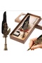 مجموعة أقلام الرصاص المصنوعة خصيصًا من Divit Inkwell مع حبر فروي، مجموعة أقلام هدية فاخرة بتصميم فاخر - 6
