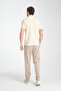 Flexible Waffle Polo Collar Men's Comfort Fit Polo Collar T-Shirt 100% Cotton - 6