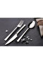 Forever 72 Piece 12 Person Simple Model Spoon Cutlery Set (Silver)