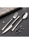 Forever 72 Piece 12 Person Simple Model Spoon Cutlery Set (Silver) - 3