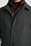 Men's Thick Cashmere Coat with Baby Collar, Regular Fit, Padded on the Front - 2