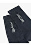 Socket Socks Slogan Patterned - 3