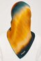 Petrol Blue Gradient Transitional Tivil Silk Scarf 9051 - 04 - 4