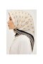 Nostalji Sura Silk 8959-02 Cream Black - 3