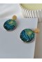 Bright - Starry Night Vincent Van Gogh Handmade Shiny Polymer Clay Earrings - 3