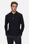 Slim Fit Siyah Kazak
