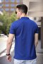 تي شيرت رجالي من Roderick ذو الياقة على شكل قرص العسل بنصف سحاب - 3