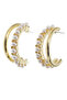 hoop earrings with pearls - 2