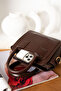 Women's Stylish Designed Shoulder Strap and Hand Holder Bag - 7