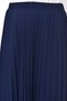 Apsen Women's Navy Blue High Elastic Waist Lined Pleated Long Chiffon Skirt 2183-95 - 8