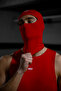 Balaklava Thermal Sports Motorcycle Mask Red Shadow - 6
