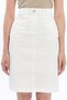 Apsen Women's Ecru Gabardine Sports Button Zipper Closure Detailed Pocketed Mini Skirt 2173-57 - 8