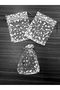 Transparent Tulle Pouch, 100 Pieces Silver (9X12 cm) Henna, Baby, Cookie, Engagement, Wedding, Wedding Gift, Lavender Bag - 2